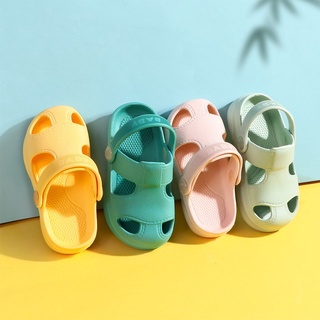 Summer Hole Baby Sandals Infant Non-slip Crocs 1-6 Years Old for Boy Girl Soft Bottom Children Shoes