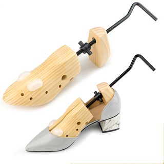 [Ready stock] Unisex women men wooden adjustable 2-way shoe stretcher shoe expander shaper