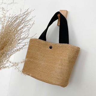 Versatile Korean handbag woven straw woven sling bag dingli