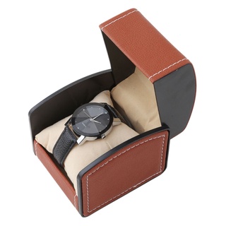 Wristwatch Box Display Case Gift For Jewelry Bracelet PU Leather Holder Luxury