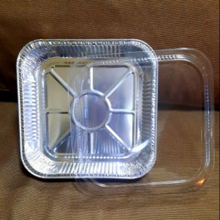 Aluminum Foil Tray ‼8x8x2‼ with lid by 5s
