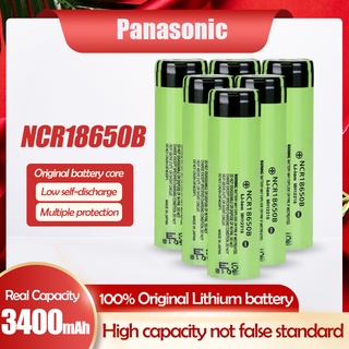 100% Original Panasonic NCR18650B 3.7V 18650 3400mah Lithium Rechargeable Battery For Flashlight Too