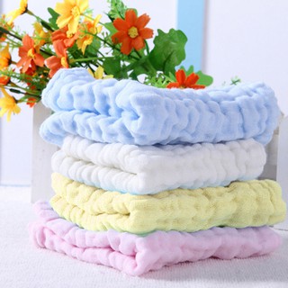 Soft Cotton Baby Infant Newborn Bathing Towel Washcloth Feeding Wipe Cloth F24