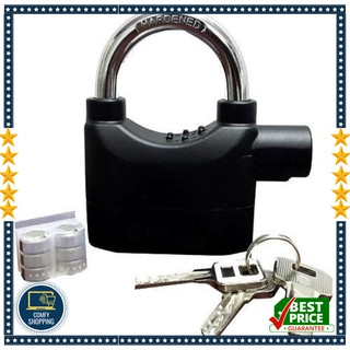 Anti-Theft Alarm Lock | Anti-Thief Alarm Lock | Alarm Lock for Bicycles | Padlock with Alarm Sound | (4)