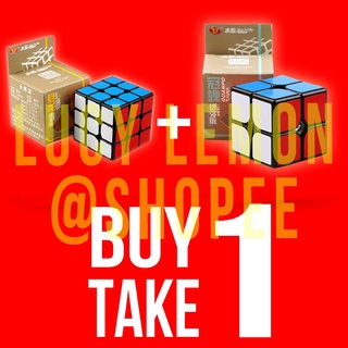 3x3 Rubik s Cube + YJ Guanpo 2x2: Buy 1 Take 1 (Rubics Rubiks)