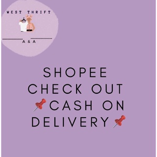 ✧SHOPEE CHECK OUT FOR CASH ON DELIVERY