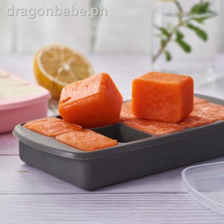 ₪☈Refrigerator supplies silicone ice household size with cover box baby see well quickly mold cooler