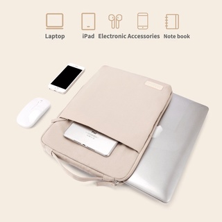 MINGKE Laptop Bag Sleeve 13 14 15.6 inch Handbag Notebook bag for Women Waterproof Shockproof Simplicity Lightweight (3)