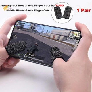 GAMING PC❀1 Pair Gaming Thumb Sleeves Sweat-Proof Finger Flydigi Wasp Feelers Game Gloves Touchscree