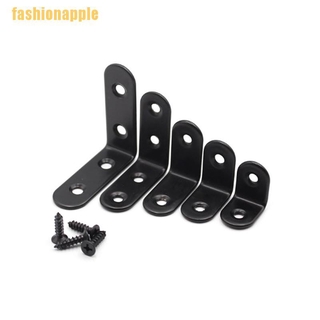 LLPH 10 Pcs Stainless Steel Fixed Bracket Furniture Accessories Right Angle Connector LLP