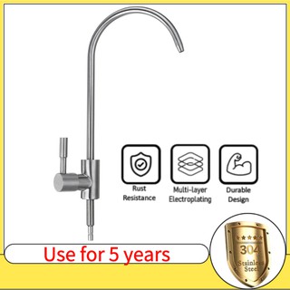 304 stainless steel kitchen water purifier faucet filter tap 1/4"