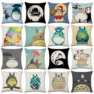Totoro Throw Pillow Case Wedding/Valentine Cushion Cover (1)