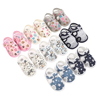 (beasties.ph)Infant Baby Boy Girl Summer Sandals Breathable Anti-slip Soft First Walker Shoes