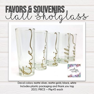 CAC✨ Tall Shotglass Personalized Souvenir