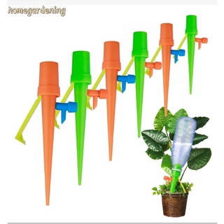 2-12pcs Plant Self-Watering Adjustable Drip Device With Switch Control Valve System Spikes Automatic