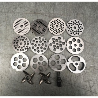 #12 Type Replaceable Meat Grinder Plate Hole 3-20mm Meat Mincer Plate Perforated Strainer Manganese