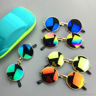Kids Boys Girls Sunglasses Round Frame Glasses Metallic Dazzle Sunglasses Personality Glasses