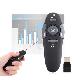 Mahusay na kalidad at mababang presyo USB Wireless PowerPoint Presenter Remote Control Laser Pen