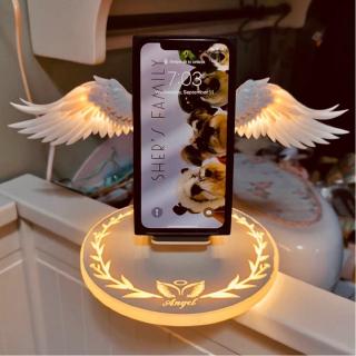 10W Fast Wireless Charger Angel Wings Changing for iPhone & Other Brands Phone (1)