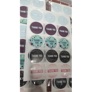 50pcs Assorted Design THANK YOU Stickers