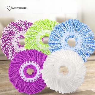 Replacement Microfiber Mop Heads 360° Spin Round Shape Standard Size Easy Wring Spin Mop Refill