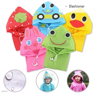❀№Kids Rain Coat Animal Style Children Waterproof Raincoat Rainwear Unisex Cartoon Kids Raincoats