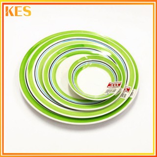 Kes* Ceramic tableware green plate bowl soup bowl rice bowl