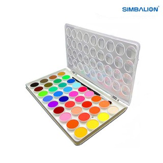36 Colors Simbalion Watercolor Paint Supplies
