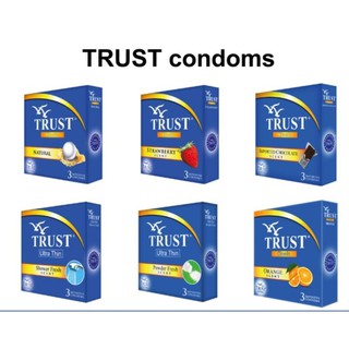 TRUST CONDOM and EZ LUBRICANT DISCREET PACKAGING (ALL VARIANTS AVAILABLE)