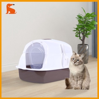 【Ready Stock】❉◕Cat Litter Box with Scooper fat heavy duty Large scoop