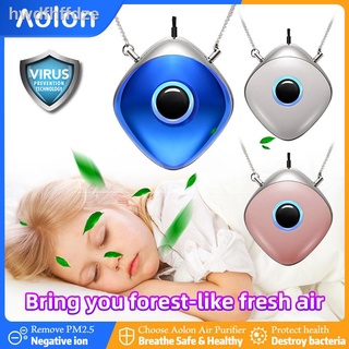 Aolon air purifier JNK-001 Fashion Personal Wearable Air Purifier Necklace Mini Portable Air Freshen
