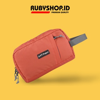 Rubyshop.id - SAKURA Unisex Pouch Hangbag - Travel Clucth Handbag Organizer Bag