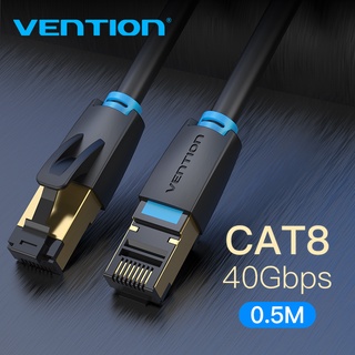 Vention Cat 8 Ethernet Cable SFTP 40Gbps Super Speed RJ45 Cat 8 Network Cable Gold Plated Connector