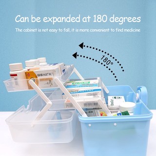 Medicine storage box household multi-layer large-capacity medical first aid box item storage box (2)