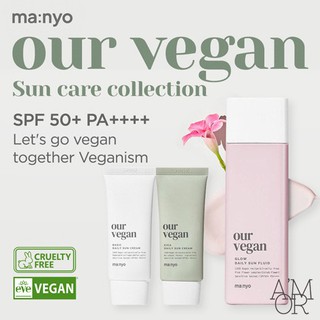 face creamfoundation▤[Manyo Factory] Our Vegan Sun Care 3 types (Sun Cream Basic/Sun Fluid Glow/Sun