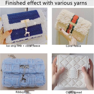 ❤️ Hand-knitted material, woven bag bottom, woven bag material, bag bottom shaping piece, round bag bottom (9)