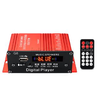 【Original】200W 12V Car HIFI Audio Stereo Power Amplifier Bluetooth FM Radio USB/TF/AUX (5)