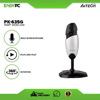 【Ready Stock】✔◇♙A4tech PK-635G Webcam, Built- in Microphone to Experience Clear Sound and Echo-free