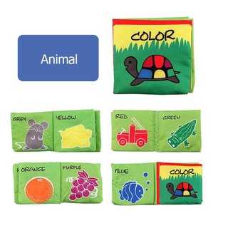 RHS Online 6PCS Soft Cloth English Books Rustle Sound Infant Educational Toy Newborn Baby Toys m4b8 (3)