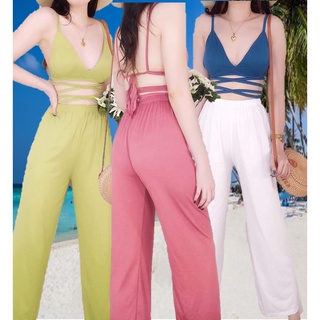 FAST DELIVERY! SUMMER TERNO SET PADDED BRA with PANTS