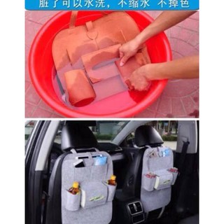 Car Auto Seat Back Multi Pocket Storage Bag Organizer (3)