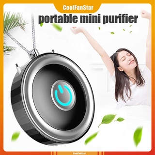 Mini USB Wearable Necklace Air Purifier Personal Portable Air Purifier Negative Ion No Radiation Low Noise for Adult Air Cleaner