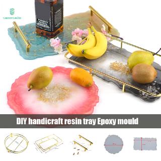 Large Silicone Tray Fluids Artist Mold Irregular Coasters Epoxy Resin Art Supplies Make Your Own Tray Resin Mold (1)