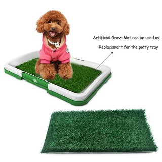 Portable Dog Training Toilet Potty Pet Puppy Litter Toilet Tray Pad Mat Artificial Grass Toilet Mat