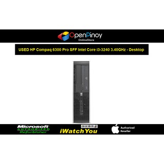 Used INTEL CORE I3-3240 3.40GHZ HP SLIM Desktop – 8GB Memory