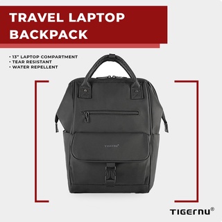 【Ready Stock】◘Tigernu T-B3184TPU 14 inch Women's Travel Laptop Waterproof Backpack Bag with Lock