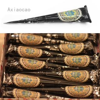 Axiaocao Black Indian henna tattoo cream Hanna hand-painted cream pen henna body painting concealer lasting tattoo