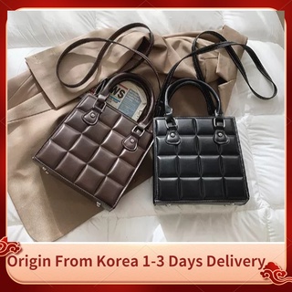 New fashion leisure retro One Shoulder Messenger small square bag korean retro shoulder bag solid color sling bags