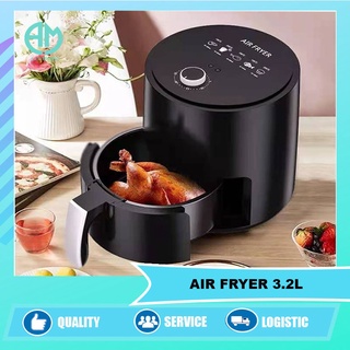 ✹Air Fryer 3.2L Liters No Oil Needed large capacity smoke-free electric fryer automatic chicken wing