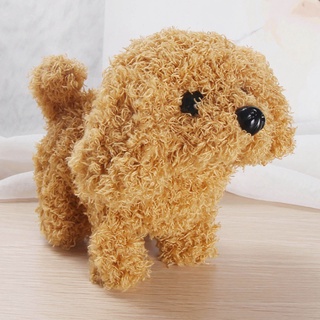 Robot toy☢Realistic Teddy Simulation Dog Smart Called Walking Electric Plush Toy Teddy Robot Dog Chi